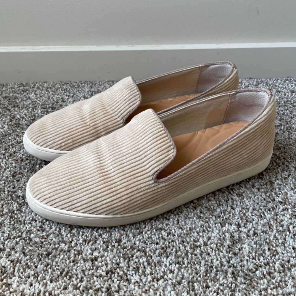 Birdies | Swift Shoes in Oatmeal Corduroy - Size 10.5